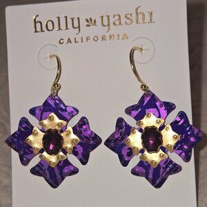 Holly & Yashi Elizabeth medallion Earrings large